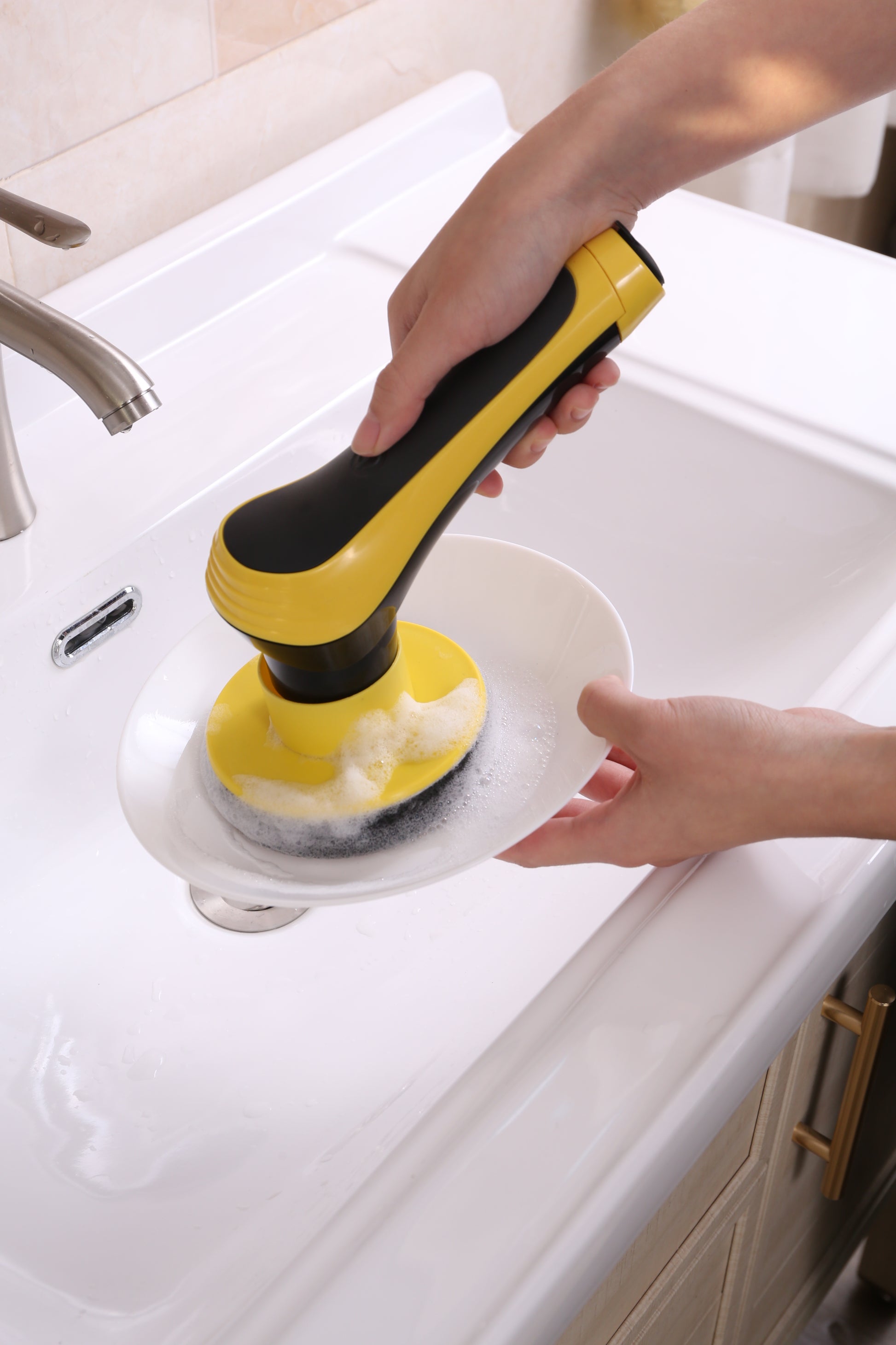Electric Spin Scrubber Electric Cleaning Brush Cordless Power